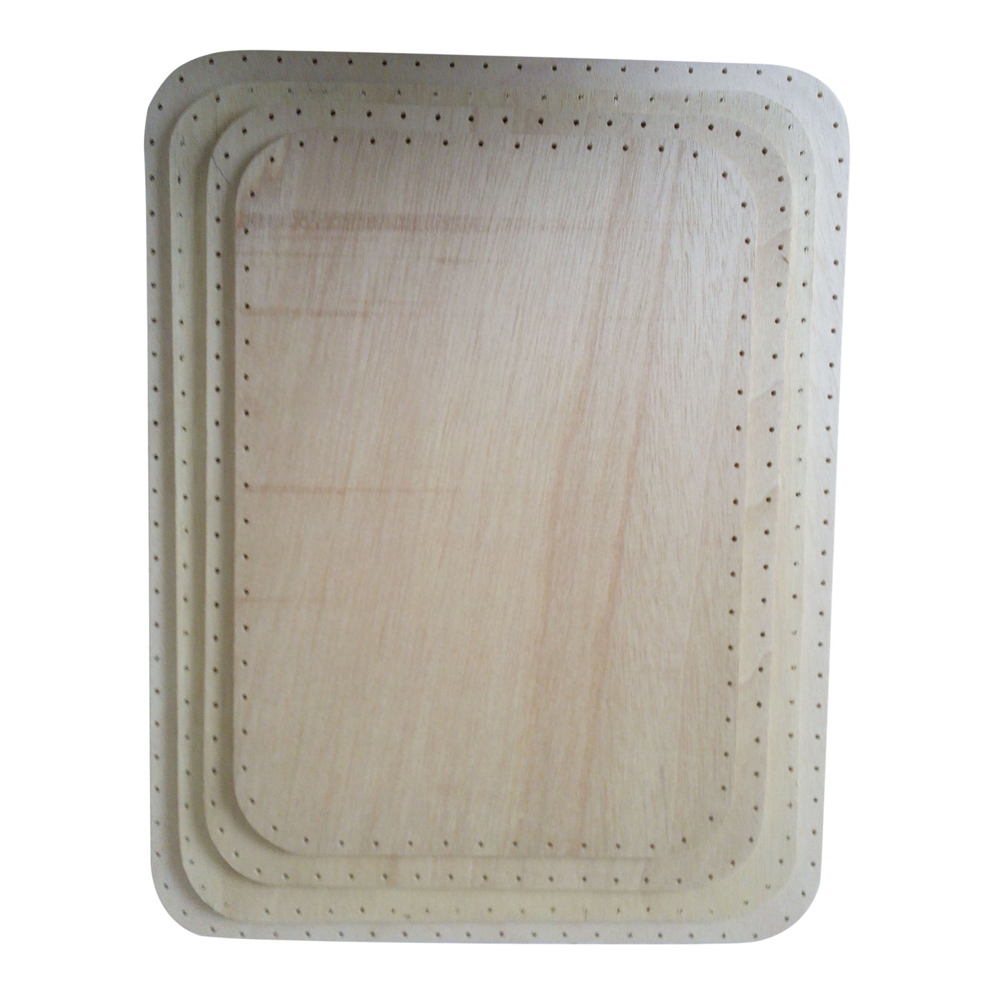 Flechtset 4 eckiger Flechtboden mit abgerundeten Ecken 37cm * 49cm------