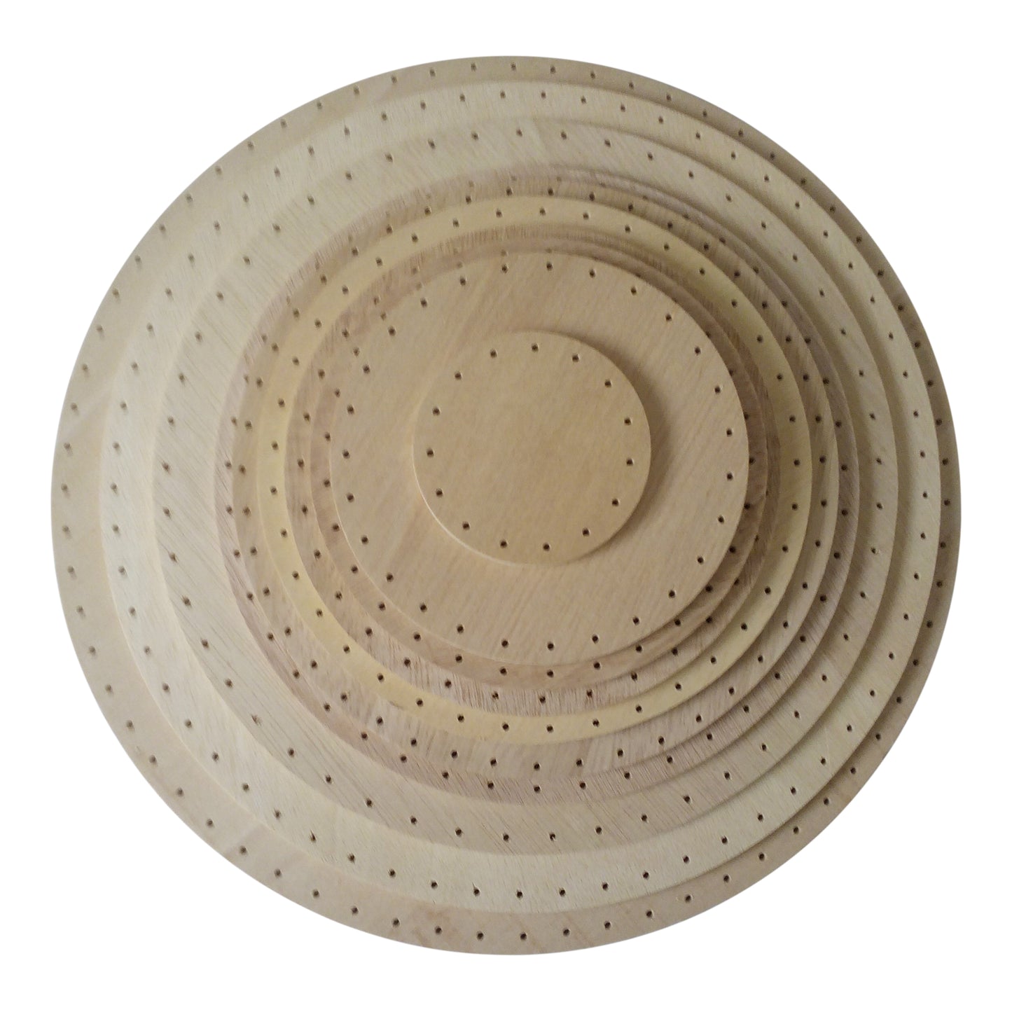 6 pieces plaiting set Round plaited base 18 cm in diameter